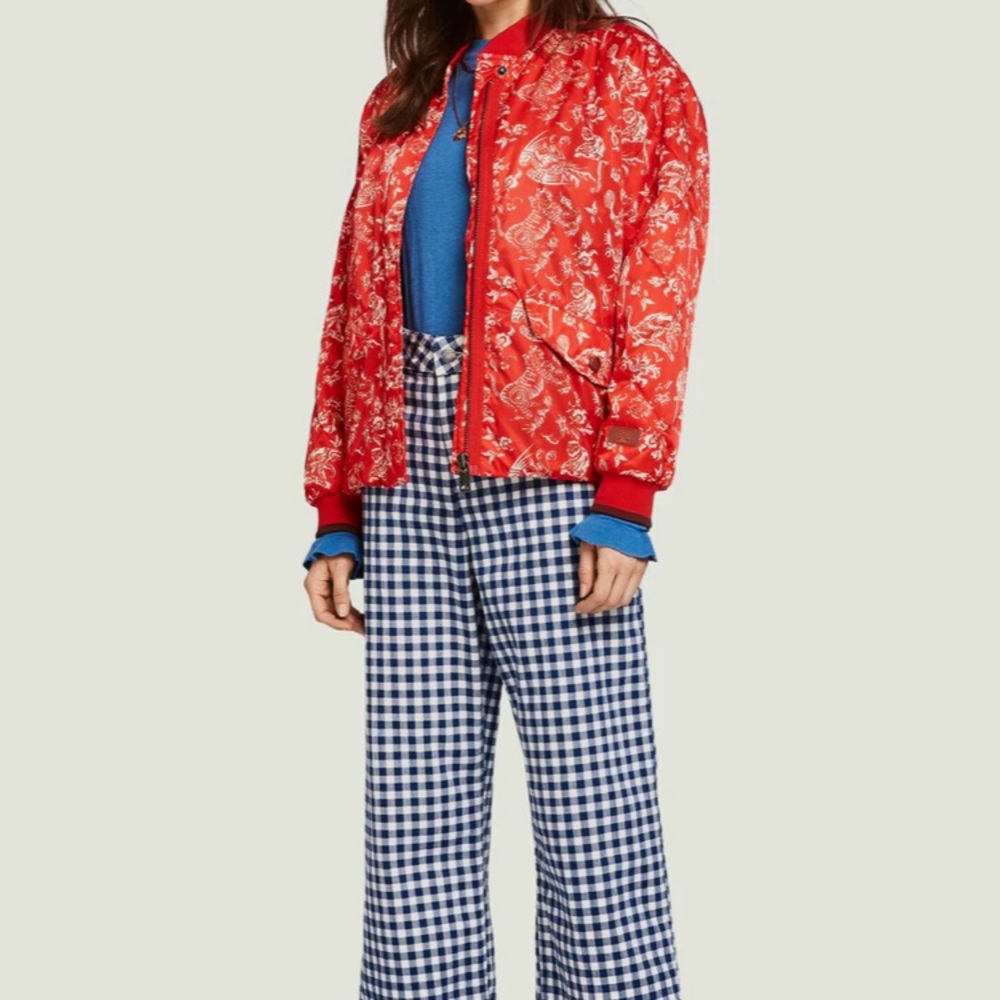 Scotch & Soda Printed Bomber Jacket
